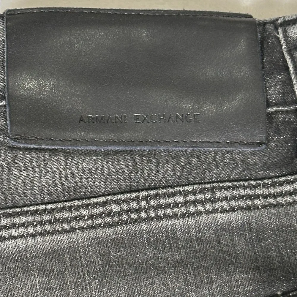 Armani Exchange Charcoal Denim Jeans